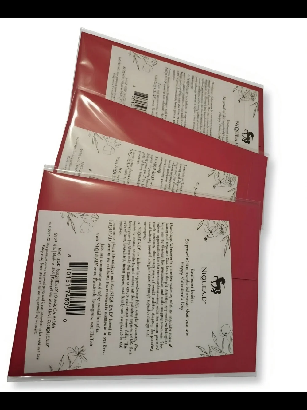 52 NIQUEA.D Premium Valentine's Cards Lot Vol 2 - 3D Art (Over $500 Retail!)